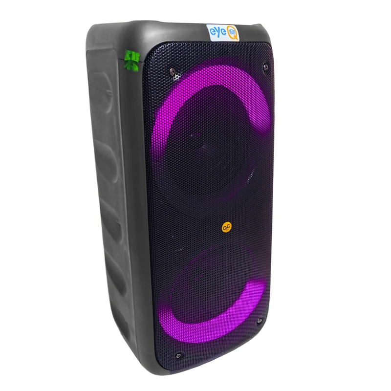اسپیکر بلوتوثی قابل حمل آی کیو مدل Big Party با باتری قابل شارژ، اتصال بلوتوث و دانگل USB، رقص نور RGB، درگاه کارت حافظه و جک 3.5 میلیمتری صدا اسپیکر بلوتوثی قابل حمل آی کیو مدل Big Party با باتری قابل شارژ، اتصال بلوتوث و دانگل USB، رقص نور RGB، درگاه کارت حافظه و جک 3.5 میلیمتری صدا